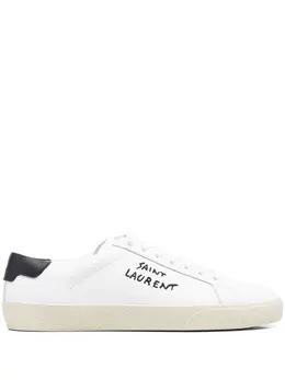Saint Laurent: Белые кроссовки  SL/06