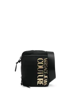 Versace Jeans Couture: Чёрная сумка 