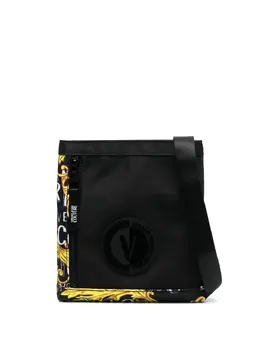 Versace Jeans Couture: Чёрная сумка 