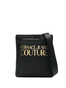 Versace Jeans Couture: Чёрная сумка 