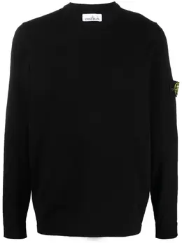 Stone Island: Чёрный свитер 