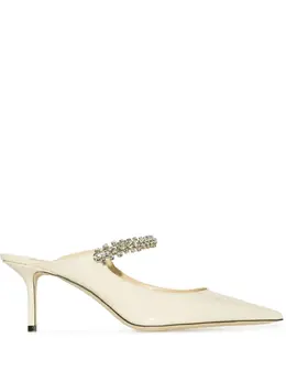 Jimmy Choo: Белые сабо  Bing