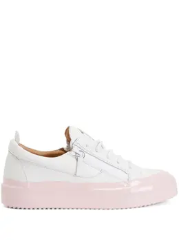 Giuseppe Zanotti: Двухцветные кроссовки  Frankie