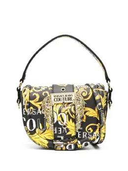 Versace Jeans Couture: Чёрная сумка-шоппер 