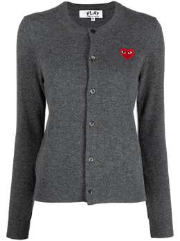 Comme Des Garçons Play: Кардиган  Heart на пуговицах