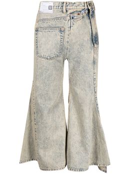 Maison Mihara Yasuhiro: Расклешённые джинсы 