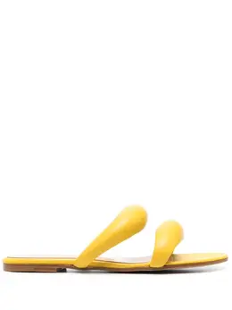 Gianvito Rossi: Жёлтые мокасины 