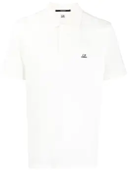 C.P. Company: Белое поло 