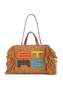 ETRO: Коричневая сумка-шоппер 