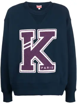 Kenzo: Синий свитшот 