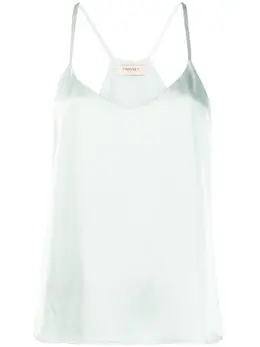 TWINSET: Атласный топ 