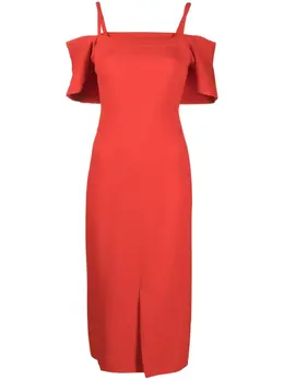 Victoria Beckham: Платье с открытыми плечами 