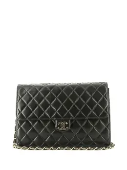 CHANEL Pre-Owned: Чёрная сумка 