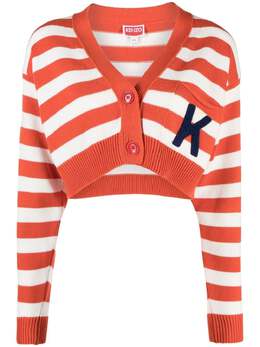 Kenzo: Кардиган в полоску 