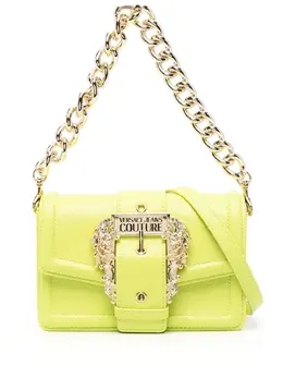 Versace Jeans Couture: Зелёная сумка 