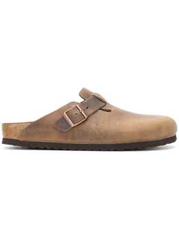 Birkenstock: Коричневые сандалии  Boston