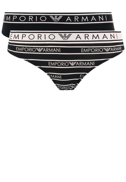 EMPORIO ARMANI: Чёрные трусы 