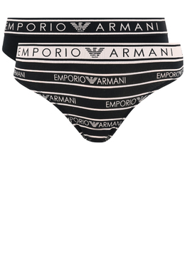 EMPORIO ARMANI: Чёрные трусы 