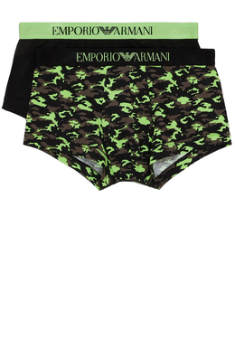EMPORIO ARMANI: Чёрные трусы 