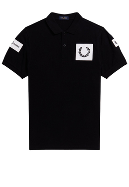 FRED PERRY: Чёрное поло 