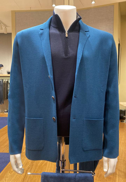 LORO PIANA: Голубые пиджаки 