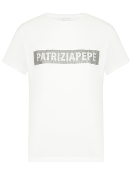 PATRIZIA PEPE: Белая футболка 
