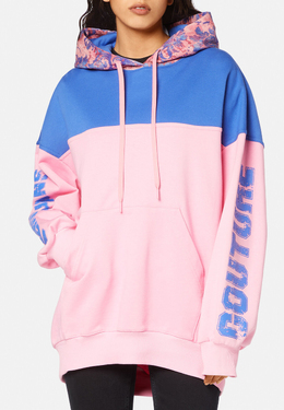 VERSACE JEANS COUTURE: Розовый свитшот 