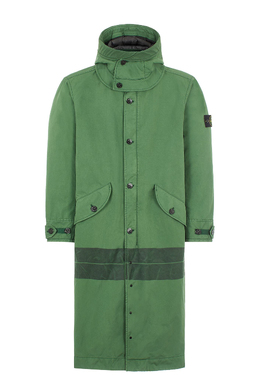 STONE ISLAND: Зелёный плащ 