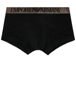 EMPORIO ARMANI Underwear: Чёрные трусы 