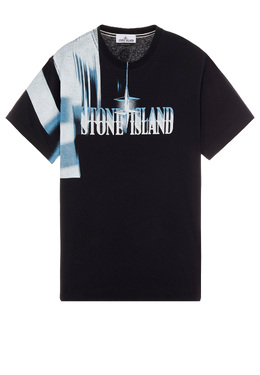 STONE ISLAND: Чёрная футболка 