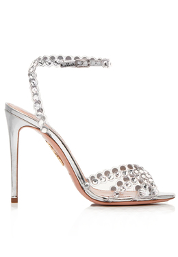 AQUAZZURA: Белые босоножки 