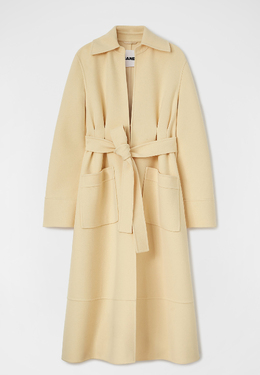 JIL SANDER: Жёлтое пальто 
