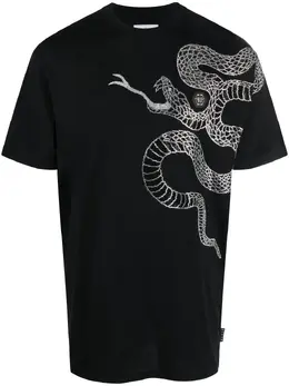 Philipp Plein: Футболка  Snake со змеиным принтом