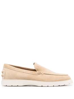 Tod's: Бежевые туфли 
