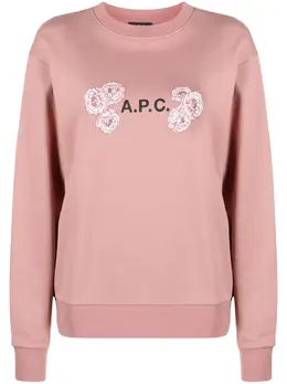A.P.C.: Свитшот с принтом 