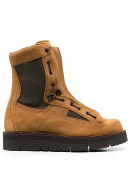 White Mountaineering: Коричневые ботинки 