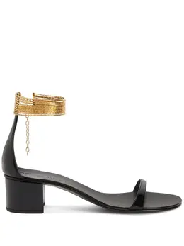 Giuseppe Zanotti: Чёрные сандалии  Kay
