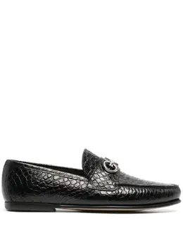 Ferragamo: Чёрные туфли  Gancini