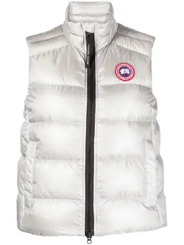 Canada Goose: Серебристый жилет  Cypress