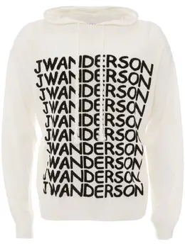 JW Anderson: Толстовка с принтом 
