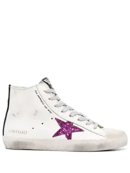 Golden Goose: Белые кроссовки  Star