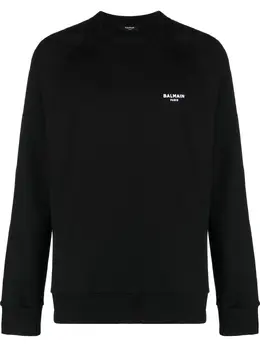 Balmain: Свитшот с принтом 