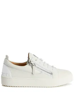 Giuseppe Zanotti: Белые кроссовки  Gail