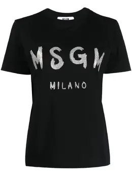 MSGM: Футболка с принтом 