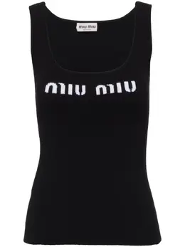 Miu Miu: Трикотажная майка 