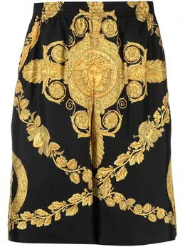 Versace: Шорты  Barocco с принтом