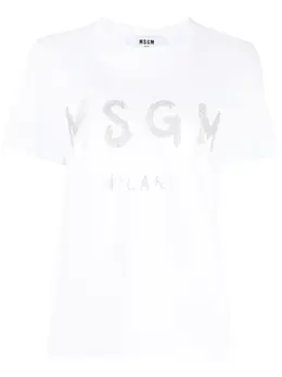 MSGM: Футболка с принтом 