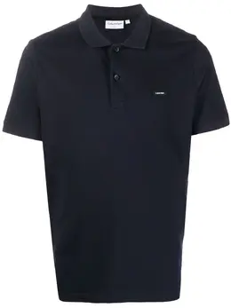 Calvin Klein: Синее поло 