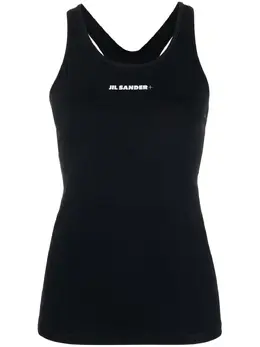 Jil Sander: Майка с принтом 