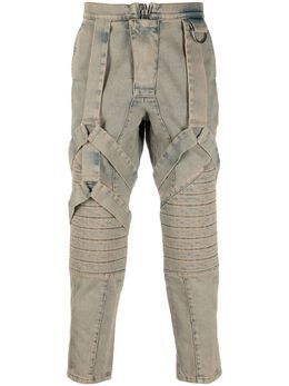 Balmain: Светлые джинсы 